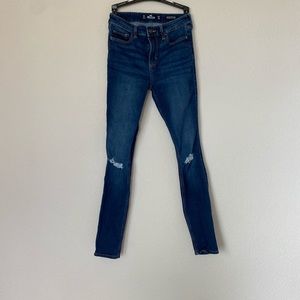 Hollister skinny jeans high rise super stretch